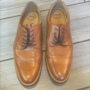 1901 Men's Brown Leather Derby Shoes